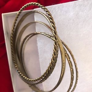 Bangles multi size metal